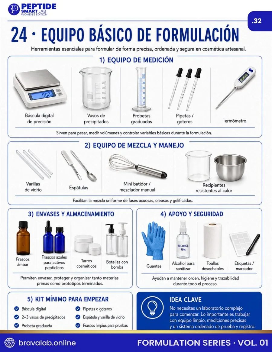 Equipo básico de formulación